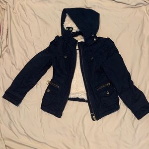 Limited too girls faux fur jacket